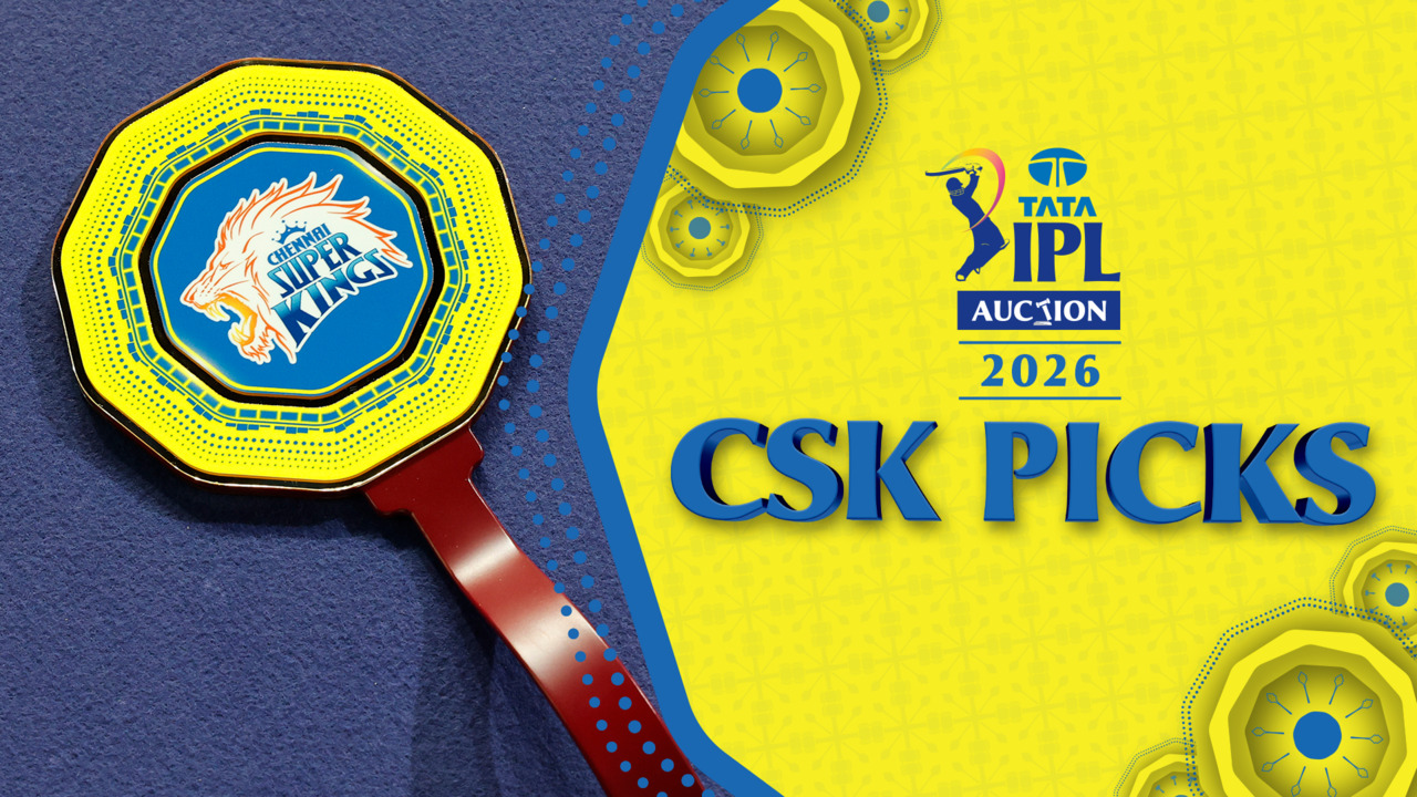 TATA IPL Player Auction 2026 - Chennai Super Kings background
