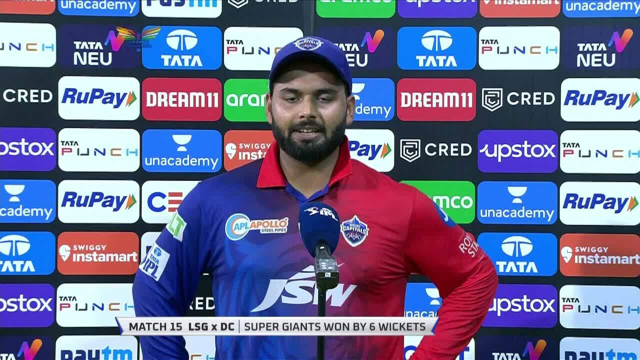 M15: LSG vs DC – Rishabh Pant Interview