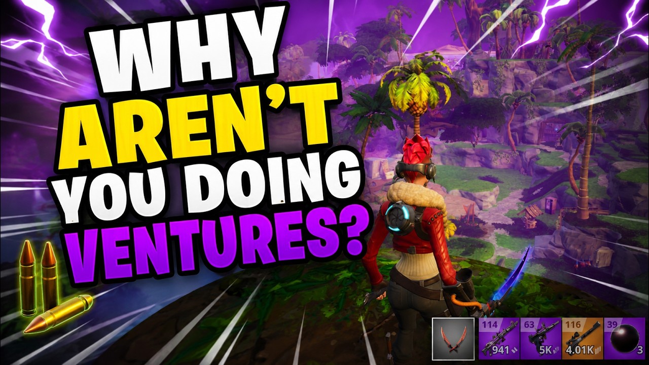 Ventures Tips and Tricks to progress quicker - Fortnite STW