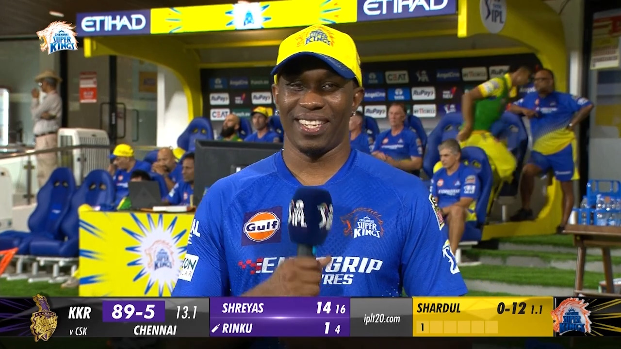 M22: CSK vs KKR – Dwayne Bravo Interview