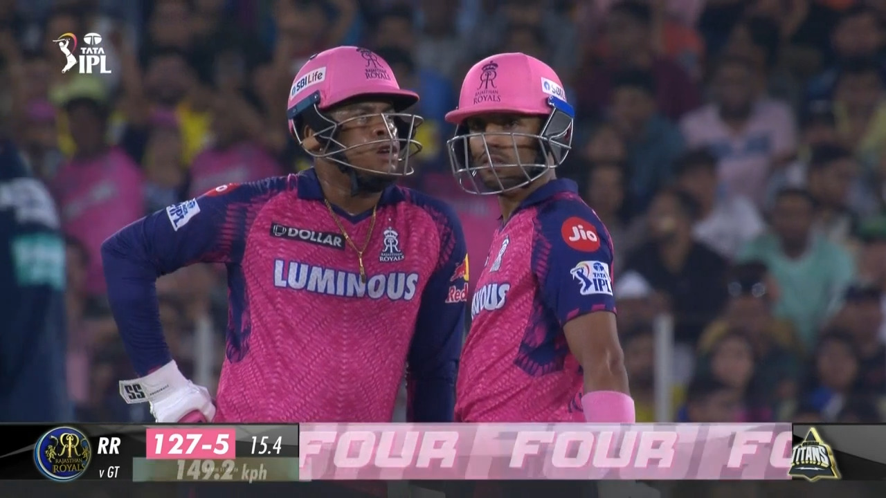 20-run over: Hetmyer, Jurel keep RR in the run-chase background
