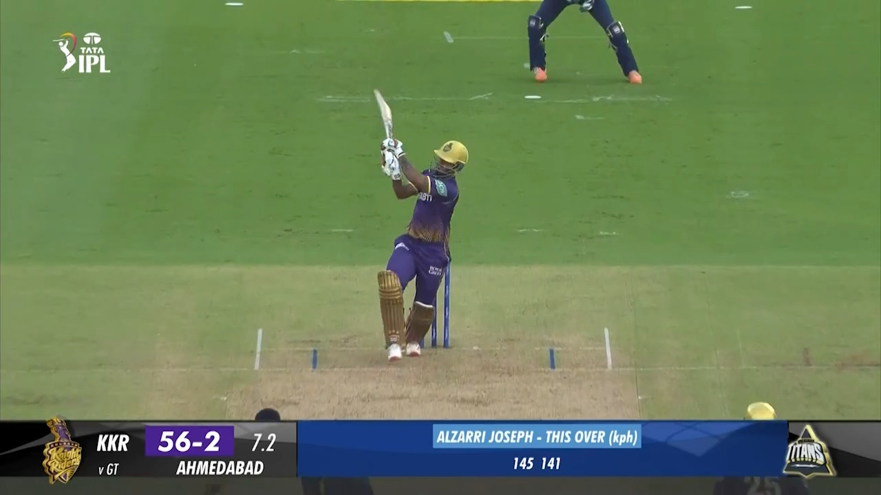 M13: GT vs KKR – Nitish Rana Six