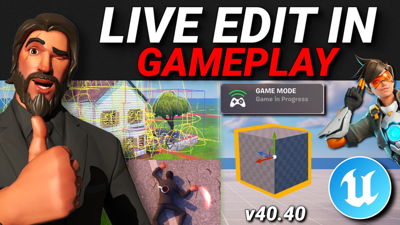 LIVE EDIT in Game, Free Cam, QOL Updates & More in Fortnite Creative/UEFN! (Update v40.40)