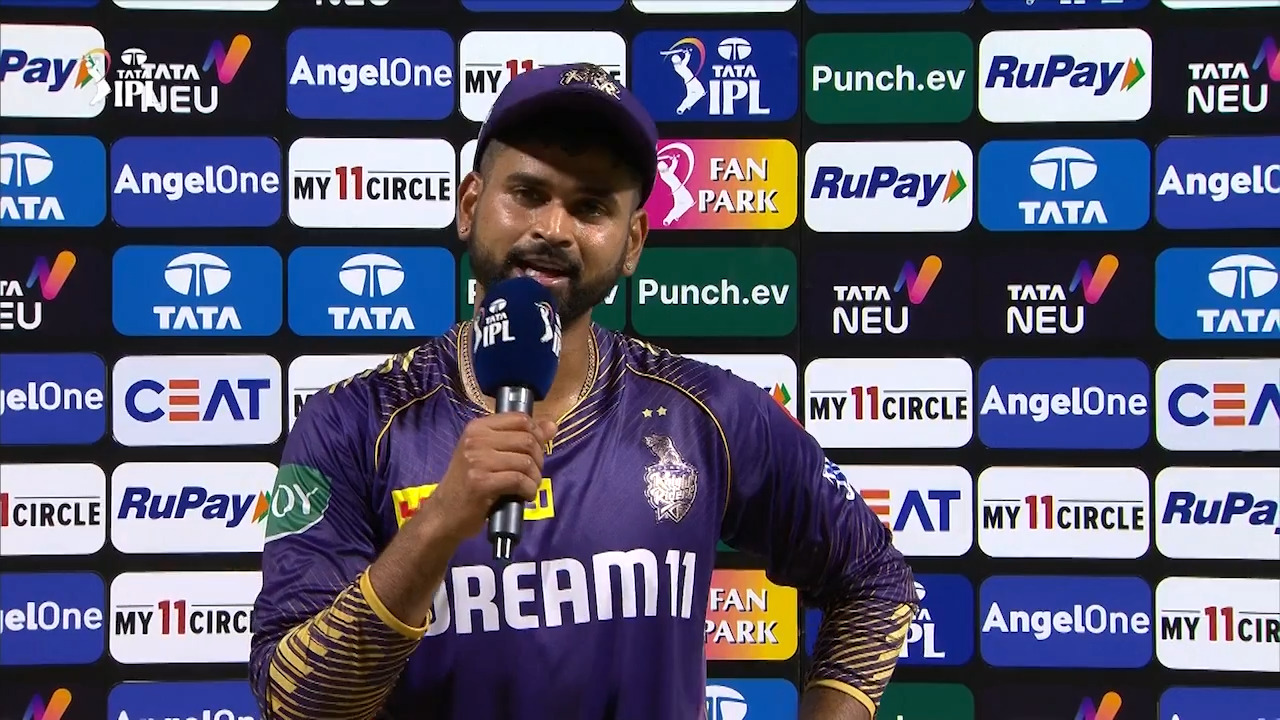 M31: KKR vs RR – Shreyas Iyer Interview background