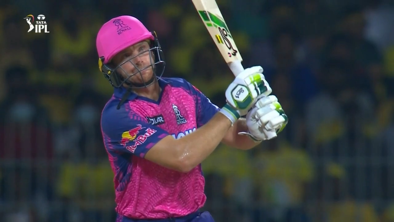 M17: CSK vs RR – Jos Buttler Six background