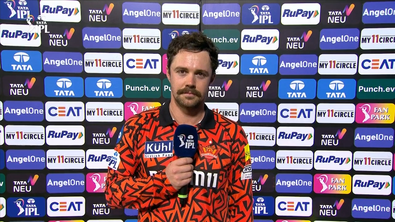M30: RCB vs SRH – Travis Head Interview background