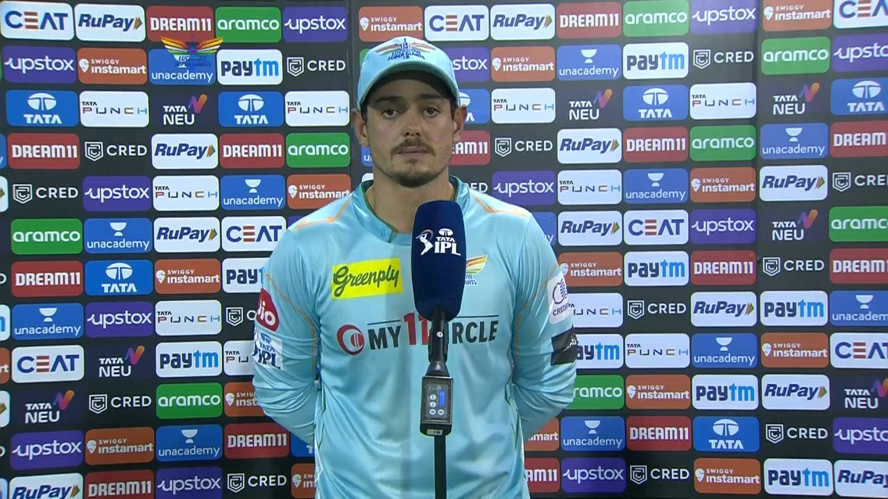 M07: LSG vs CSK – Quinton De Kock Interview