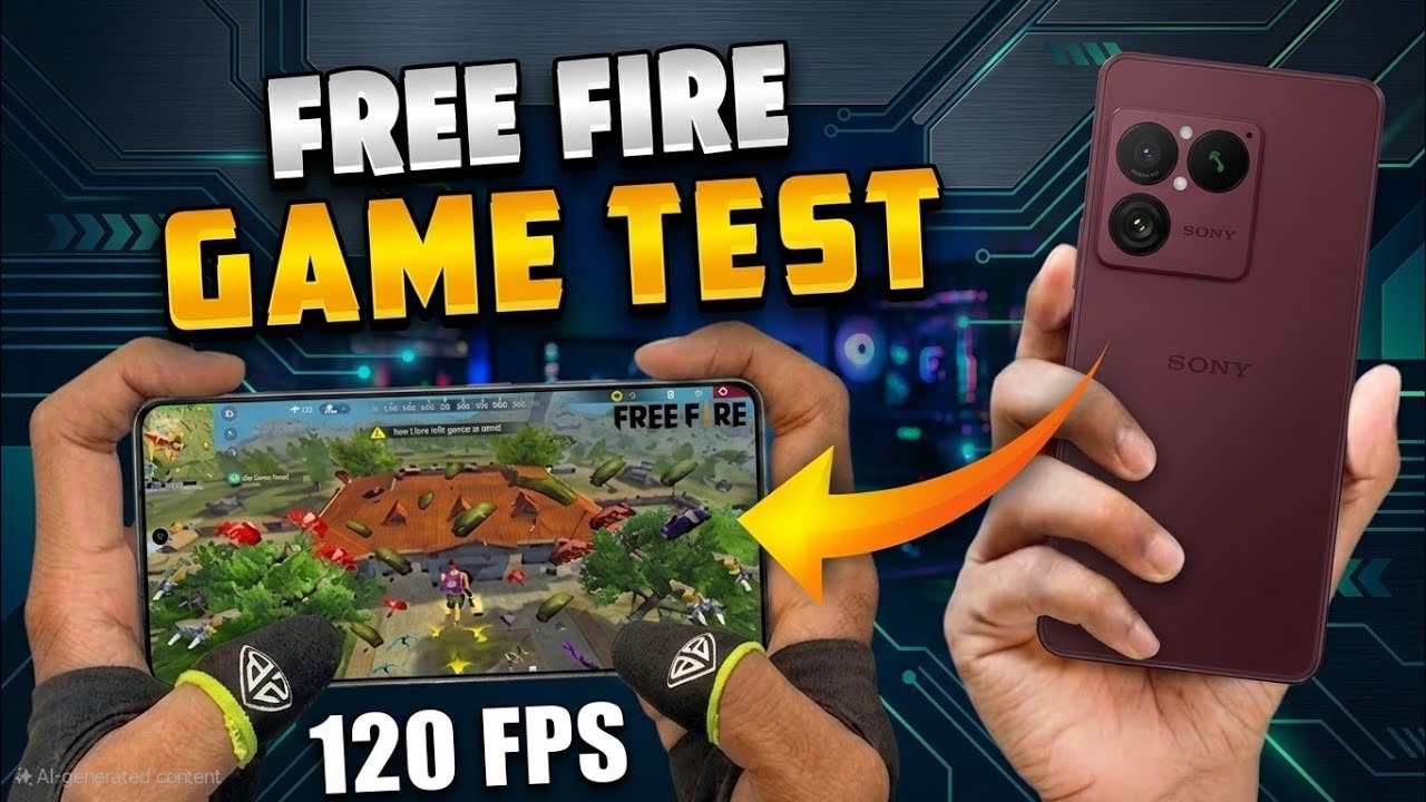 Sony Xperia 1 VIII Free Fire Test | Sony Xperia 1 VIII gaming test | Sony Xperia 1 VIII Review