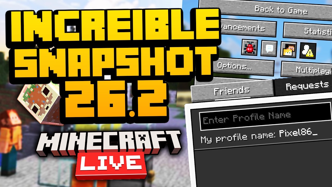 LISTA de AMIGOS! NUEVA MINECRAFT LIVE! DISCO y MÁS ! REVIEW 26.2