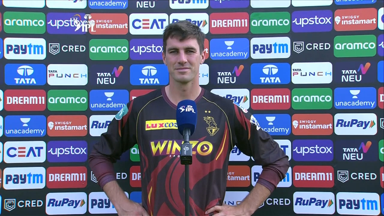 M14: KKR vs MI – Pat Cummins Interview