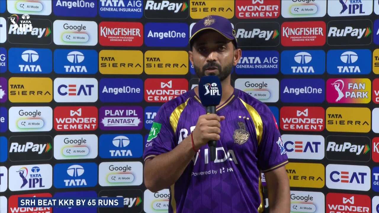 IPL 2026 M06: KKR vs SRH - Ajinkya Rahane Interview