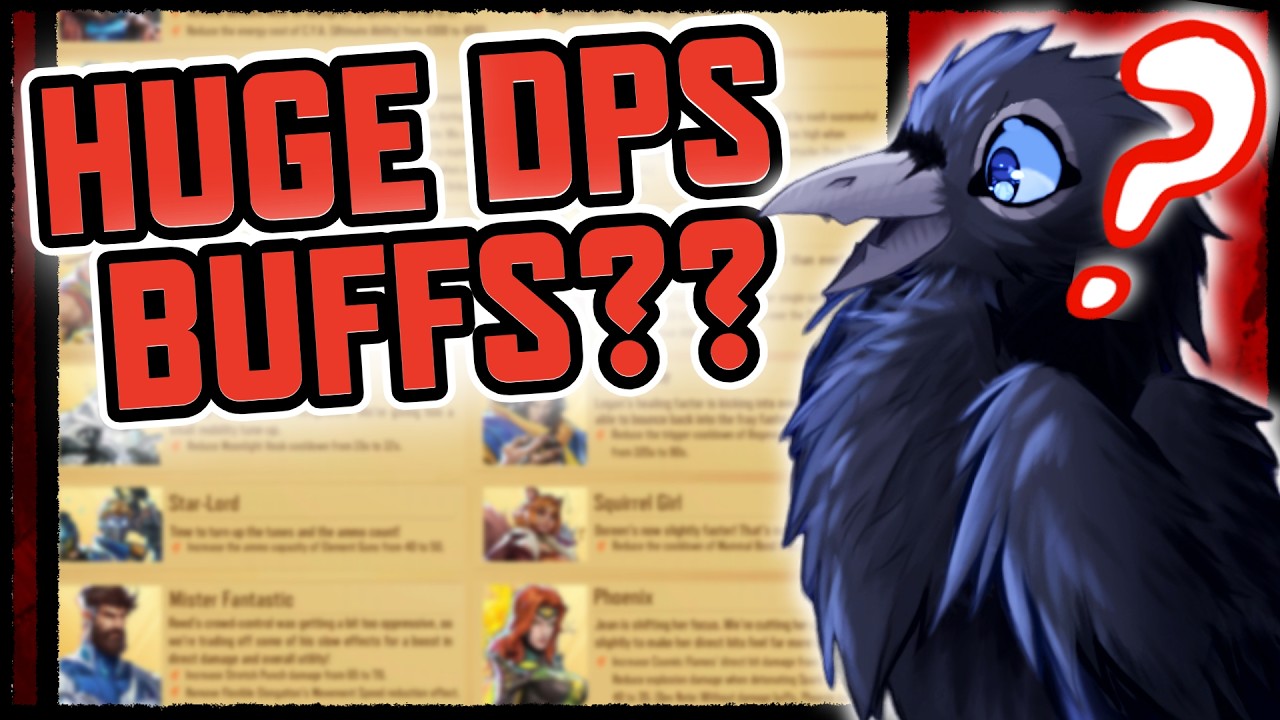 Big DPS Buffs, Strategist Nerfs Also A Dinosaur | Marvel Rivals Patch Notes