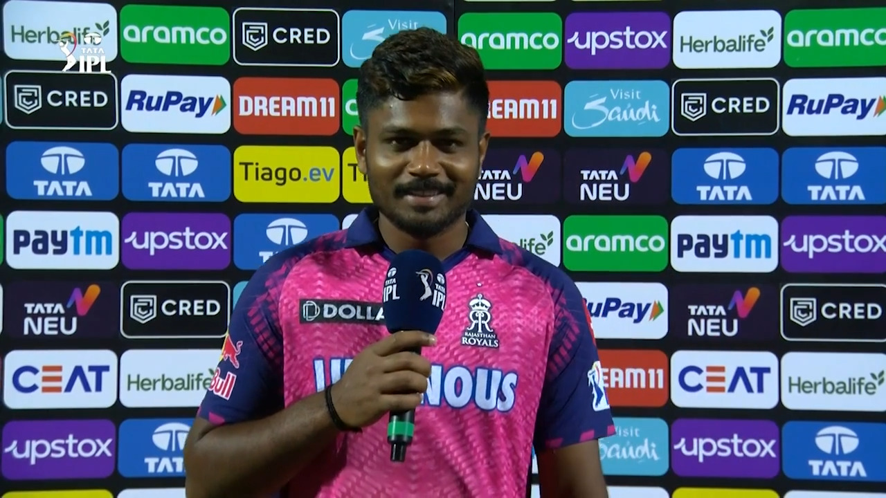 M26: RR vs LSG – Sanju Samson Interview background