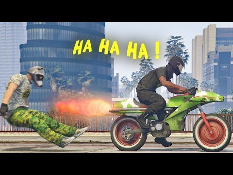 IT CAN DO THAT?! *FLYING BIKE TROLLING!* | GTA 5 THUG LIFE #153 background