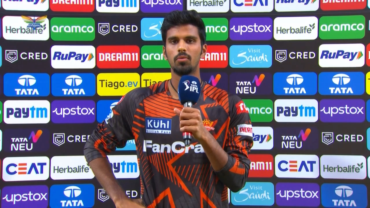 M10: LSG vs SRH – Washington Sundar Interview