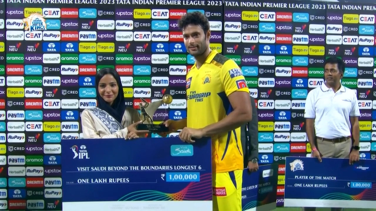 M06: CSK vs LSG – Visit Saudi Beyond the Boundaries Longest 6 of the Match – Shivam Dube