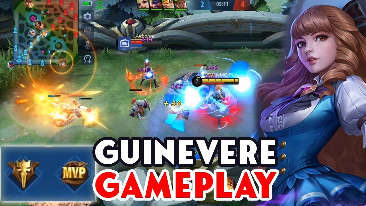 Guinevere Perfect Gameplay - Fleur de Bleau Guinevere - Mobile Legends Bang Bang