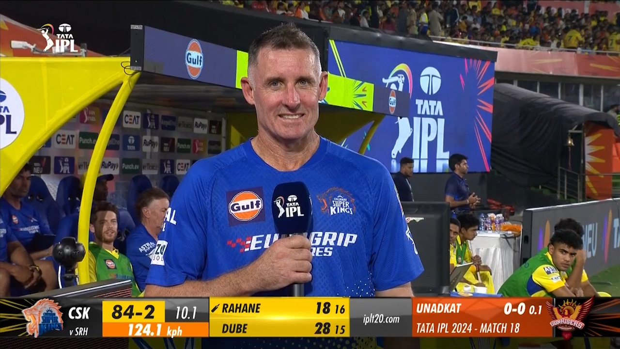 M18: SRH vs CSK – Michael Hussey Interview