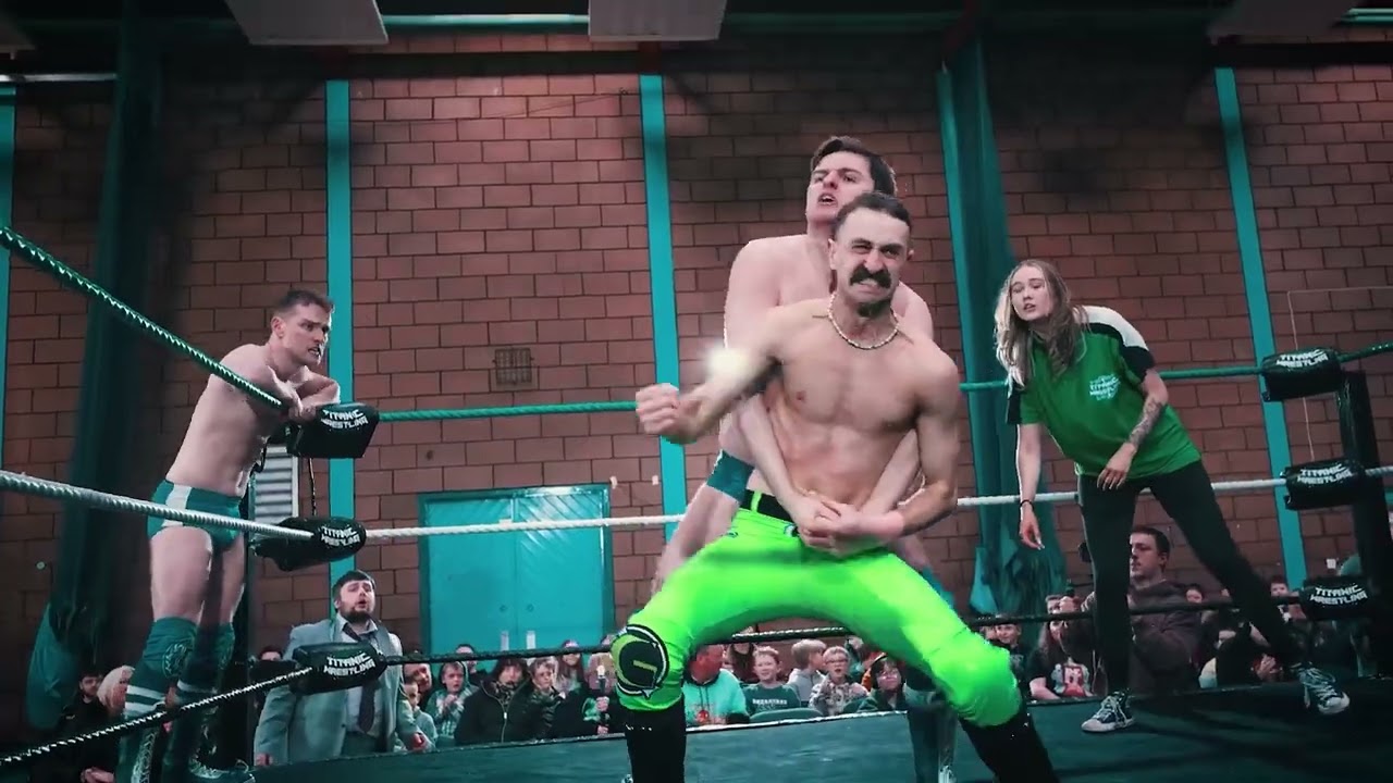 Full Match - The Lagan Express vs Bullachini - Titanic Wrestling background