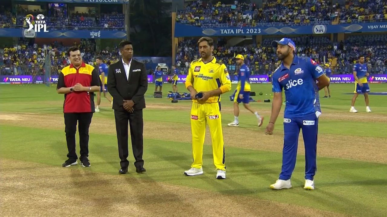 M12: MI vs CSK – Toss background