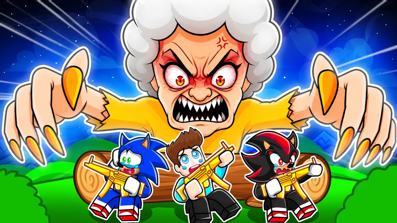SURVIVE 99 NIGHTS AT GRANDMA HOUSE IN ROBLOX !! background