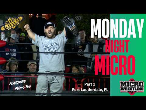 Monday Night Micro: Micro Wrestling from Fort Lauderdale, FL - Part 1 background