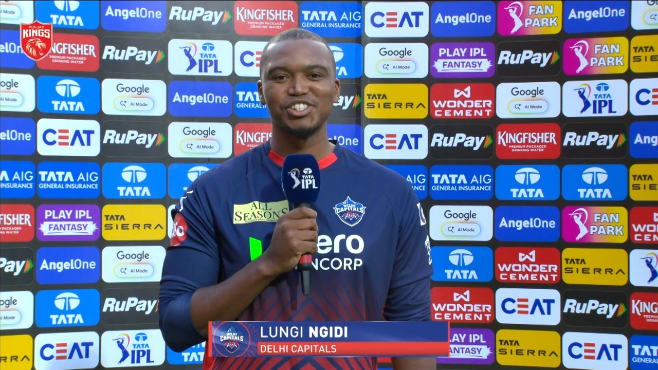 IPL 2026 M55: PBKS vs DC - Lungisani Ngidi Interview