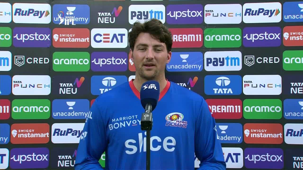 M14: KKR vs MI – Tim David Interview