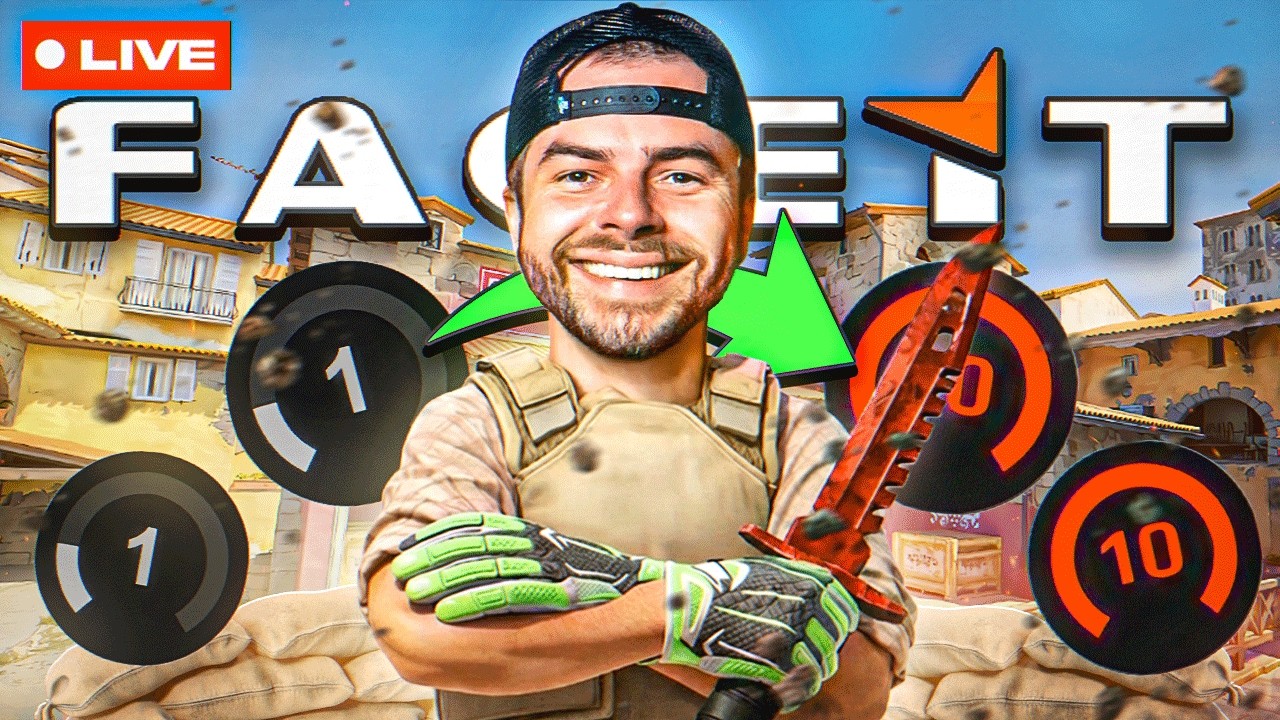 π΄LIVE - Road to FACEIT LVL 10 π New 600hz Monitor π Level 8 - 1,700+ ELO π 100T Nadeshot
