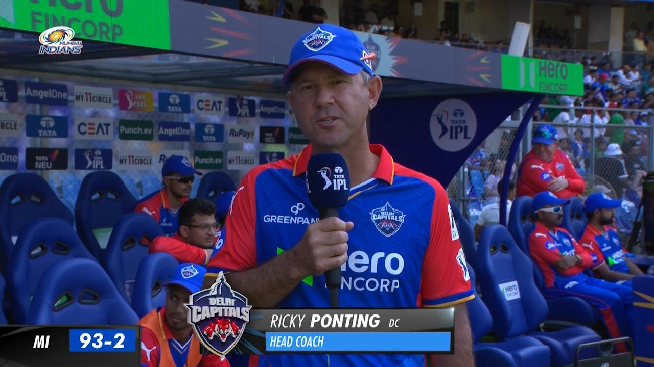 M20: MI vs DC – Ricky Ponting Interview