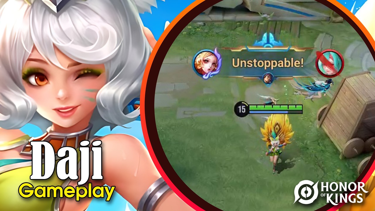 Honor of Kings Daji Gameplay - Mid Lane background