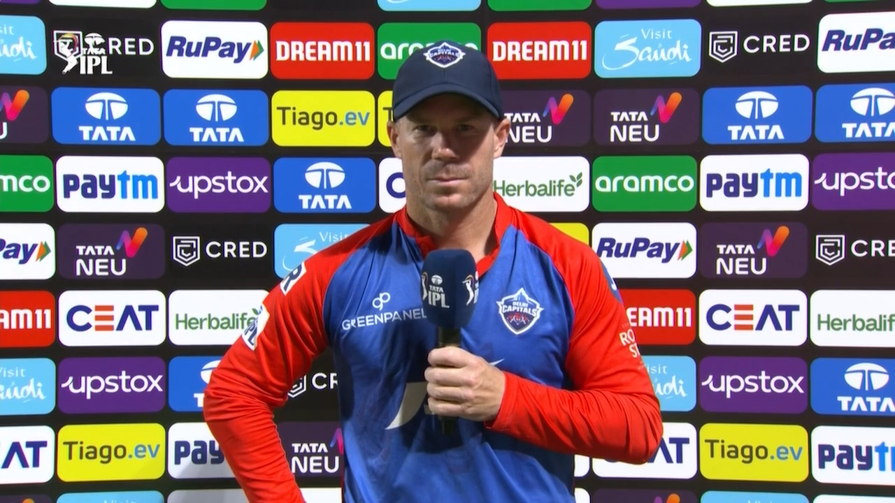 M07: DC vs GT – David Warner Interview