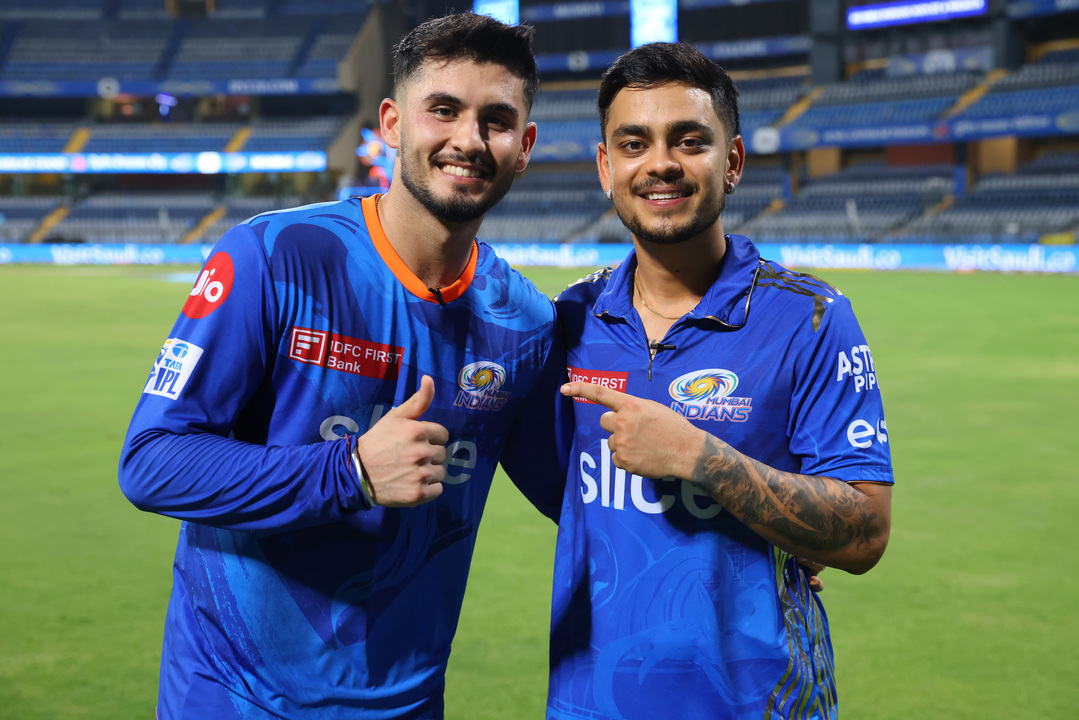 Nehal Wadhera & Ishan Kishan recap MI's memorable Wankhede chase background