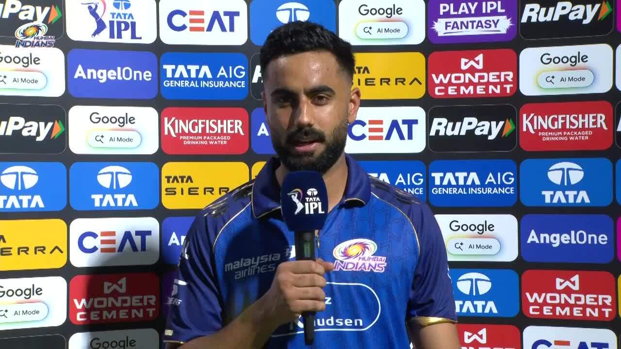IPL 2026 M24: MI vs PBKS - Naman Dhir Interview