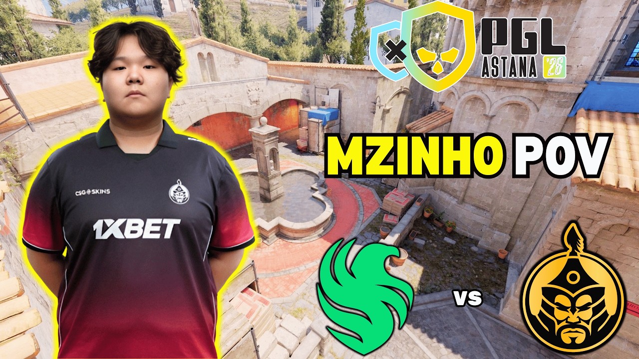 Mzinho POV | TheMongolz vs Falcons (22-16) Rating 1.35 CS2 PGL Astana 2026