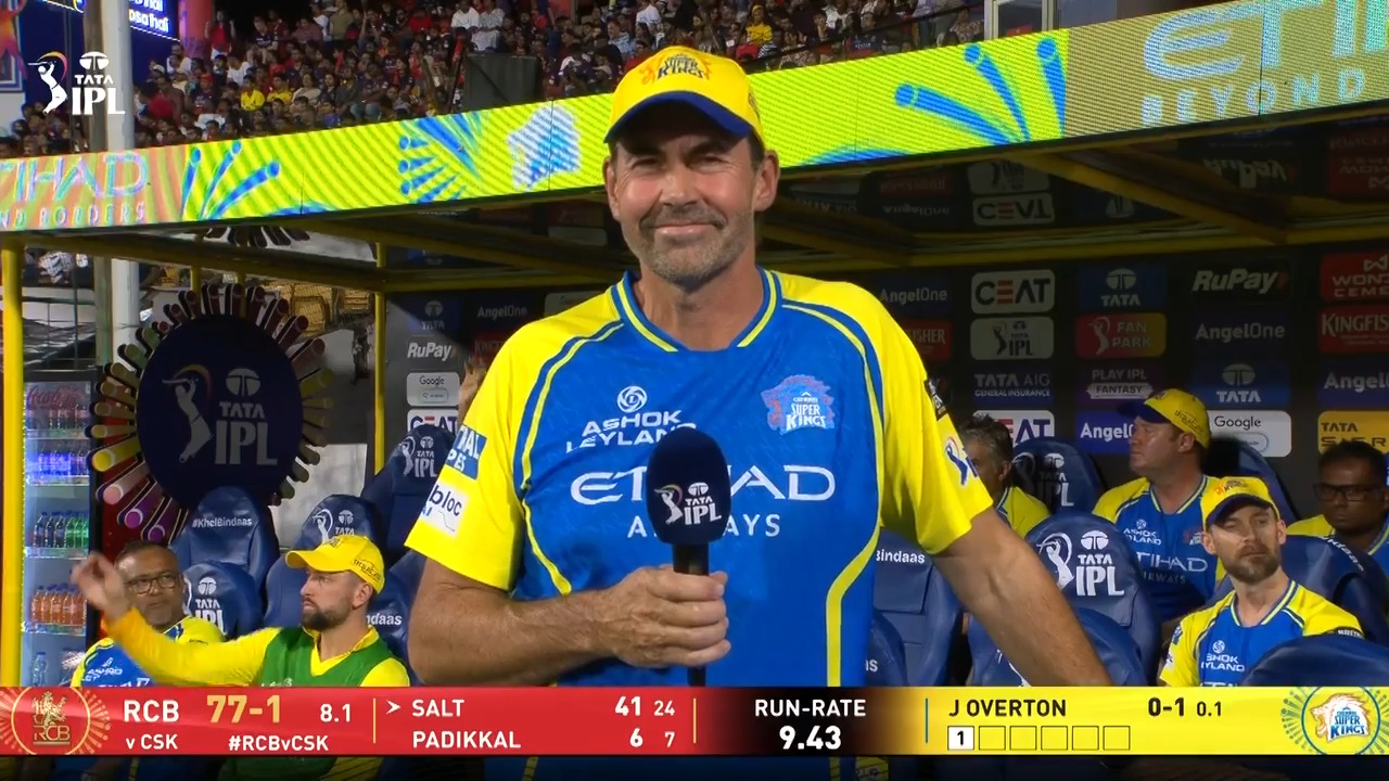 IPL 2026 M11: RCB vs CSK - Stephen Fleming Interview