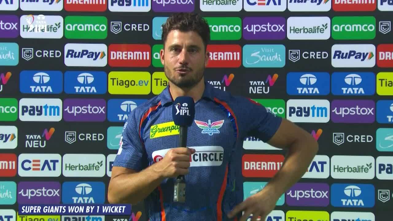 M15: RCB vs LSG – Marcus Stoinis Interview