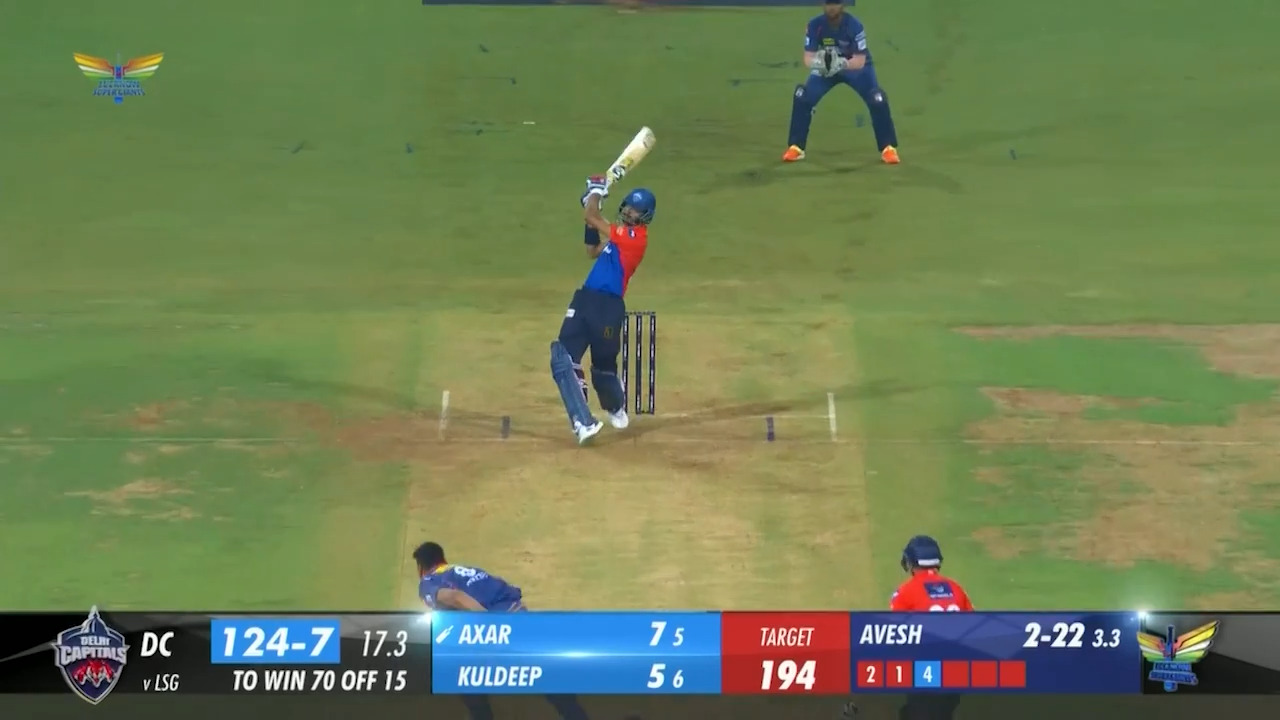 M03: LSG vs DC – Axar Patel Six