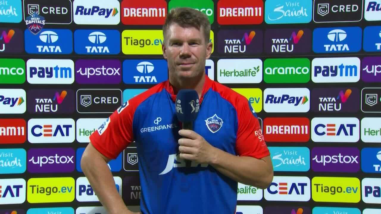 M40: DC vs SRH – David Warner Interview