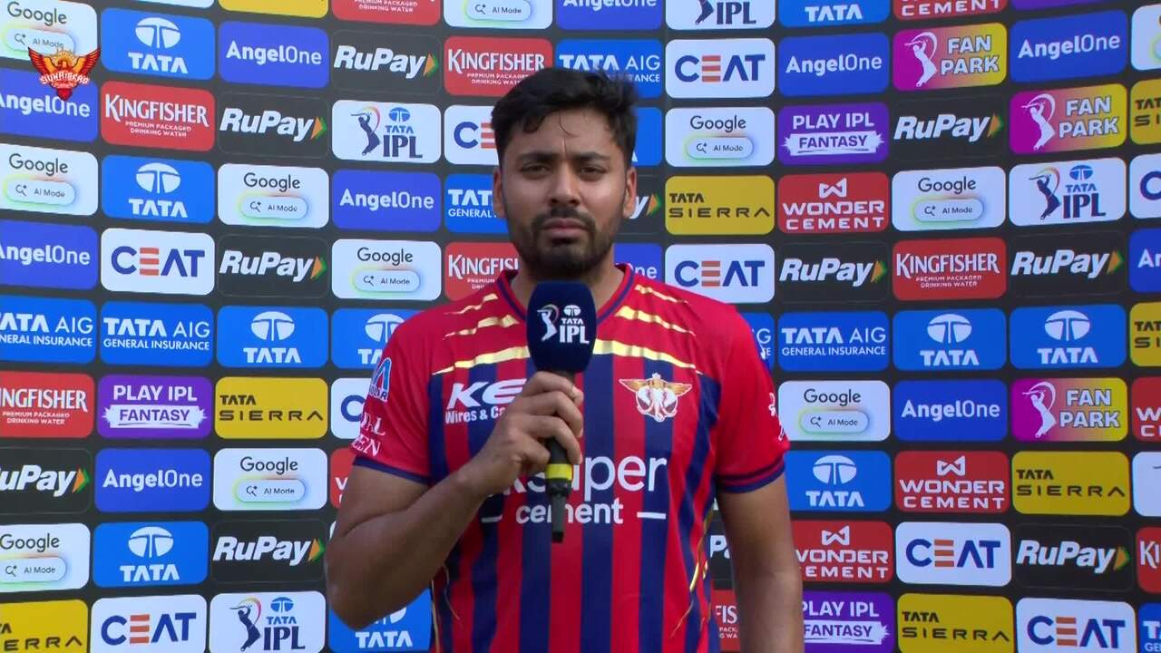 IPL 2026 M10: SRH vs LSG - Avesh Khan Interview