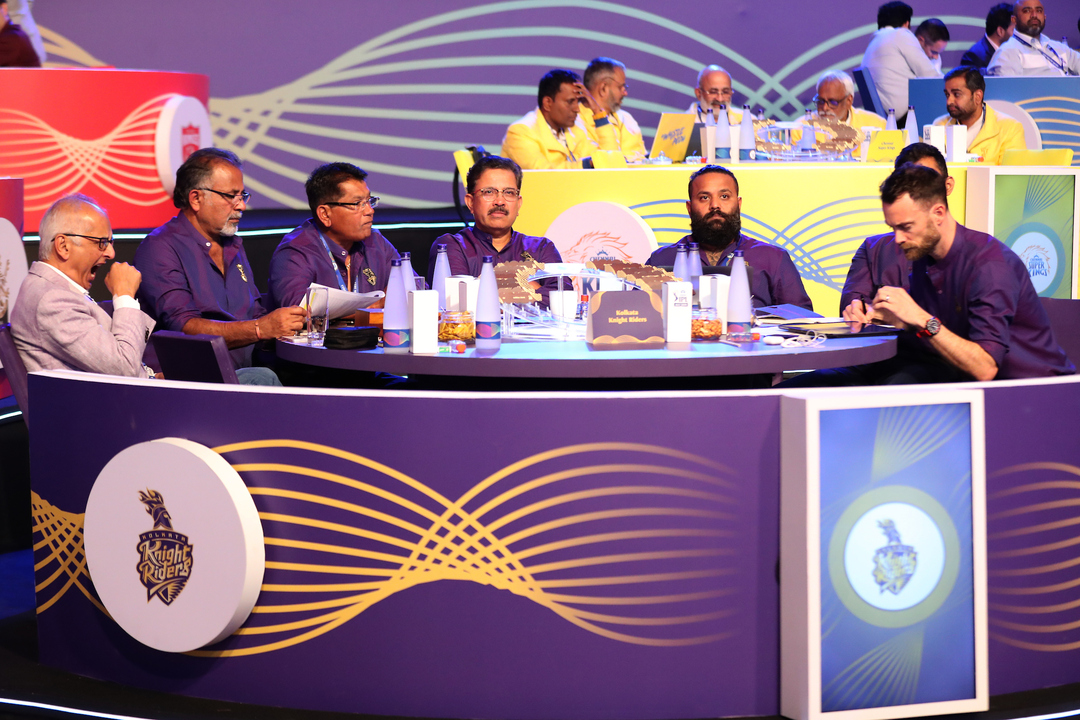2023 TATA IPL Player Auction - Kolkata Knight Riders background