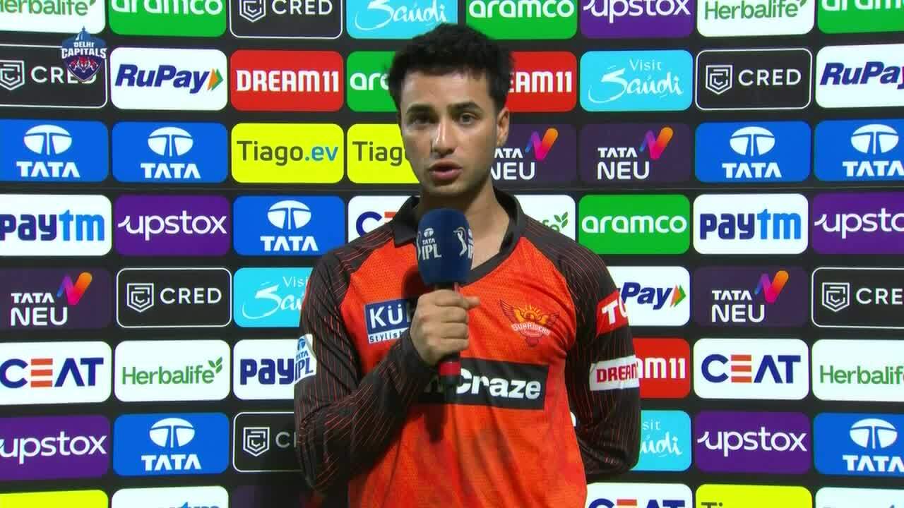 M40: DC vs SRH – Abhishek Sharma Interview