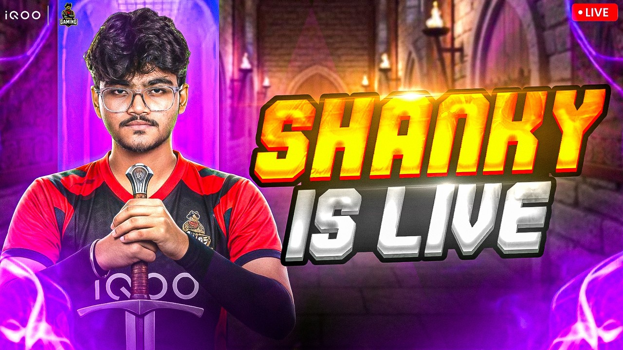 RANK GRIND LIVE FT. iQOOTG SHANKY | #freefire #iQOO15R #iQOOTG