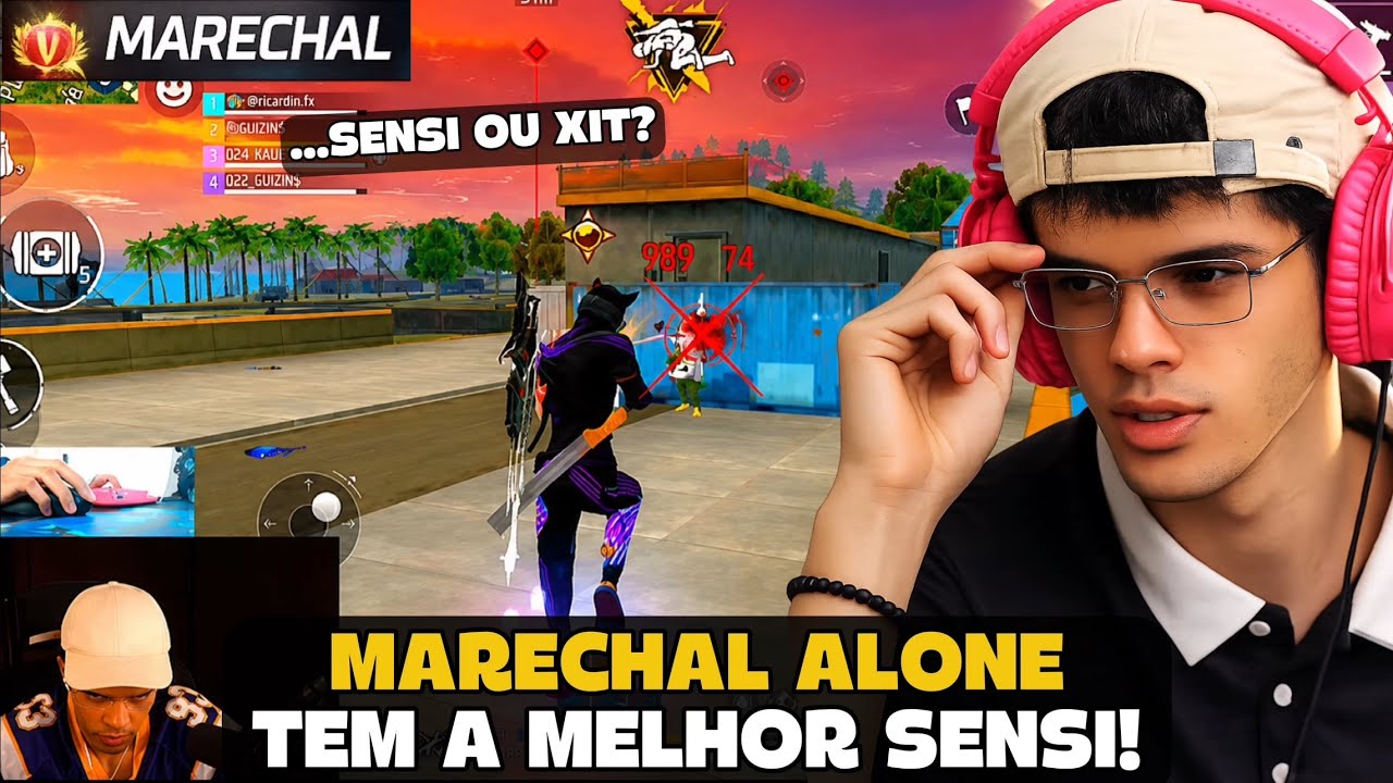 MARECHAL TEM A MELHOR SENSI E PROVOU NA RANK! FREE FIRE - MARECHAL HIGHLIGHTS