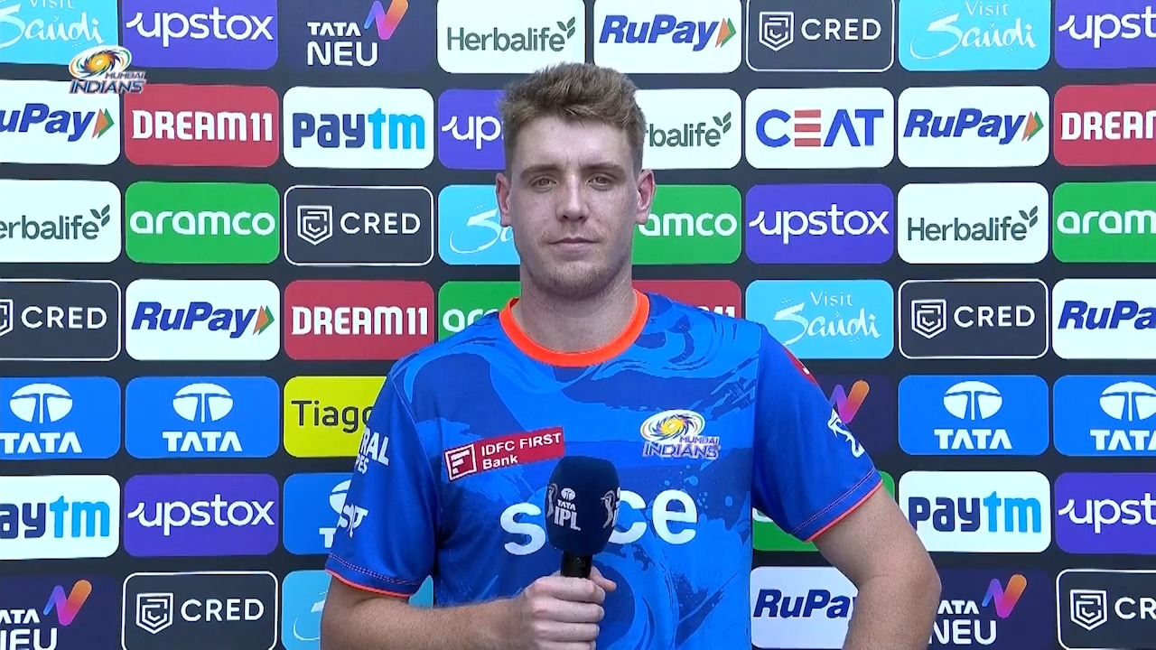 M69: MI vs SRH – Cameron Green Interview