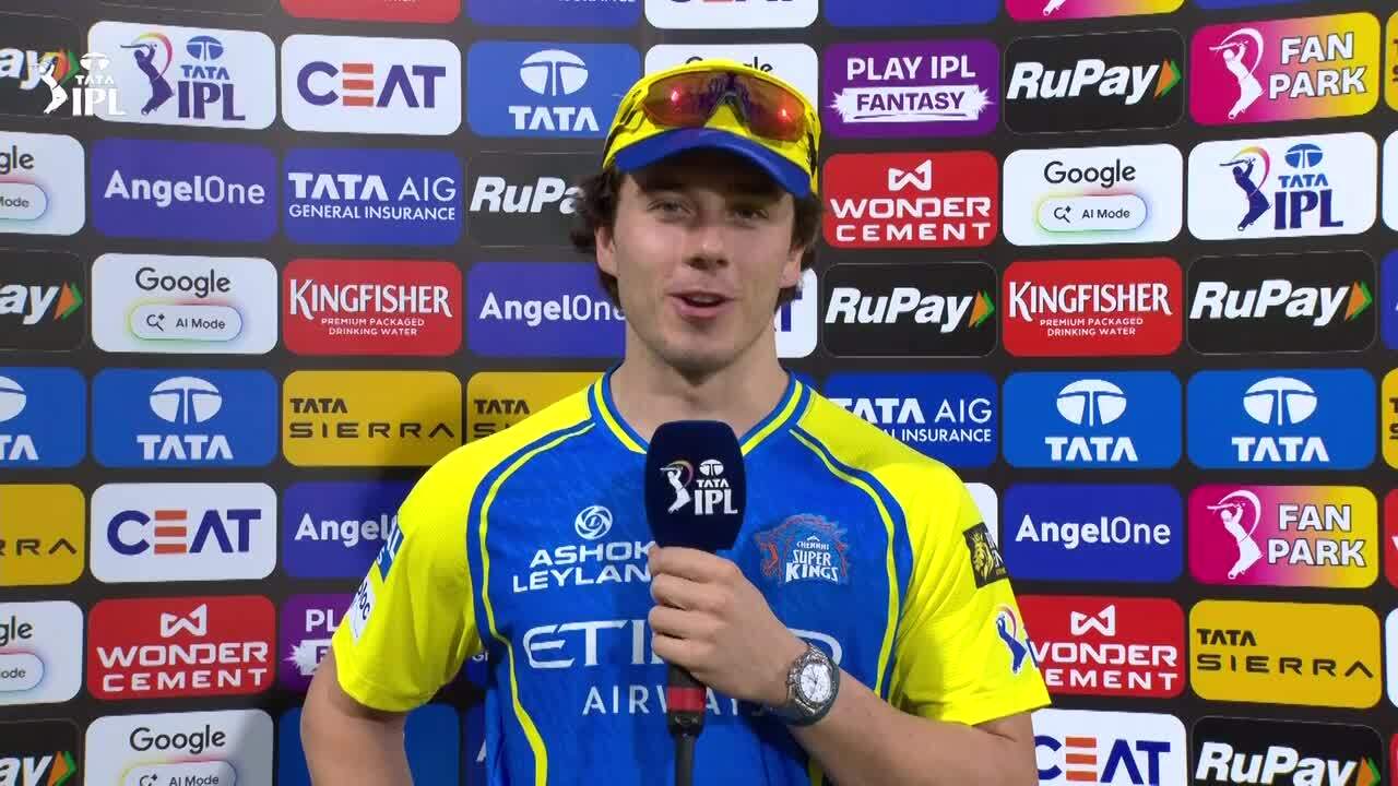 IPL 2026 M22: CSK vs KKR - Dewald Brevis Interview