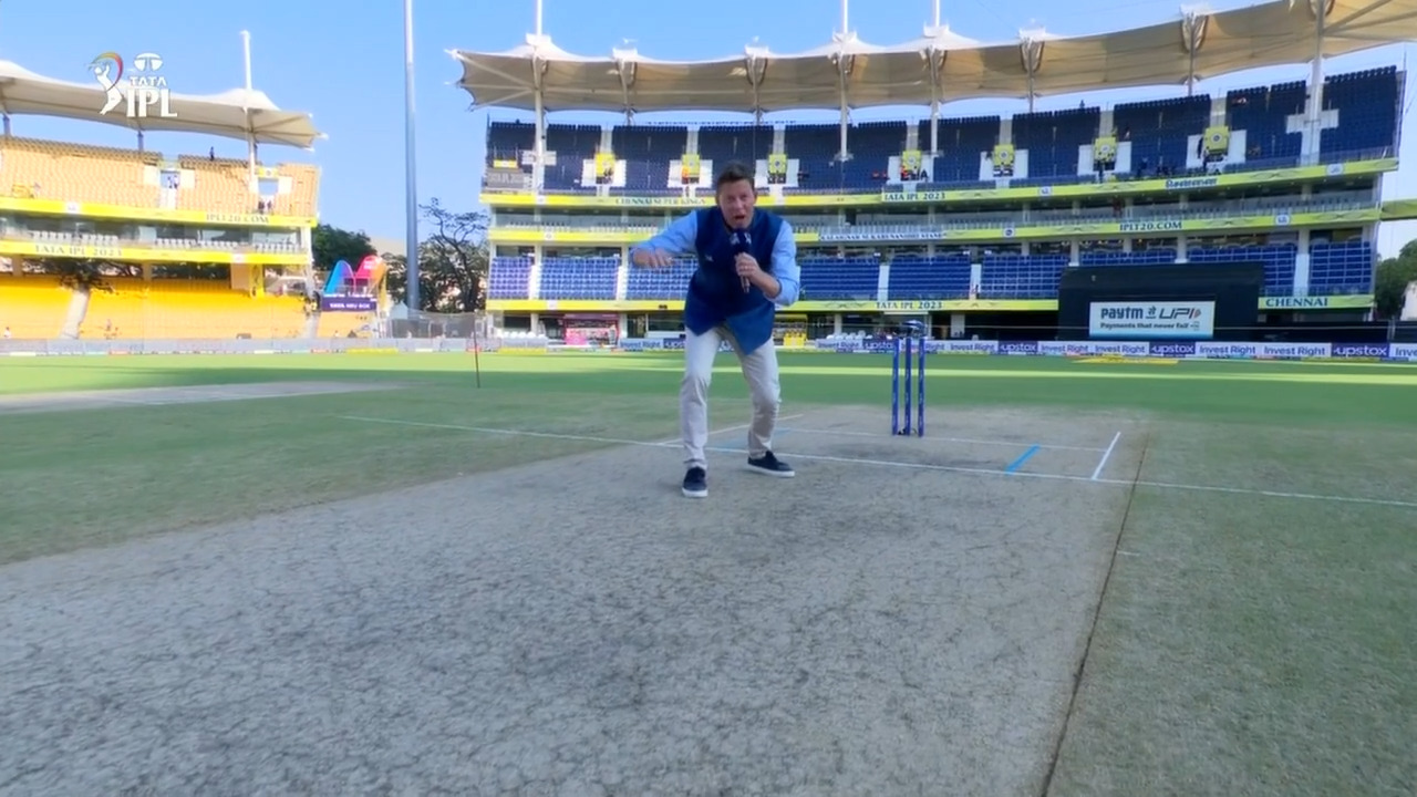 M17: CSK vs RR – Pitch Report background