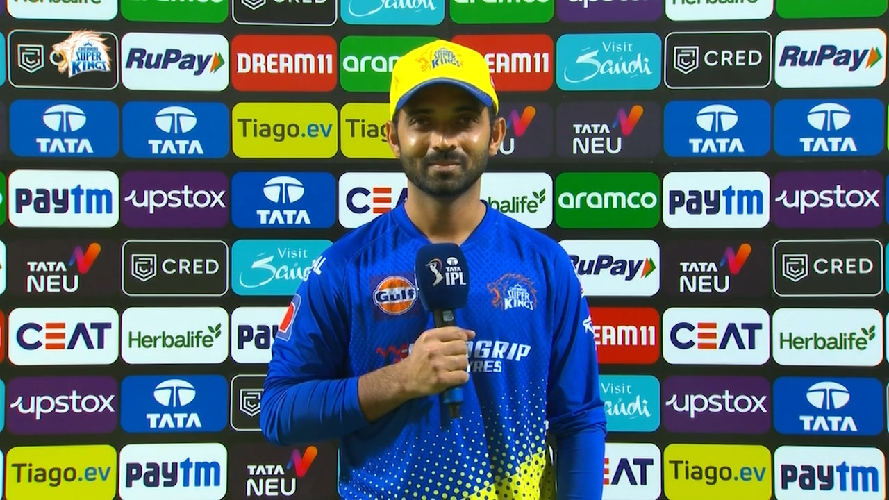M29: CSK vs SRH – Ajinkya Rahane Interview