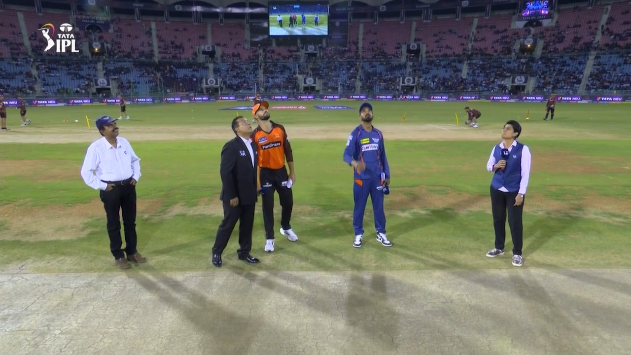 M10: LSG vs SRH – Toss background