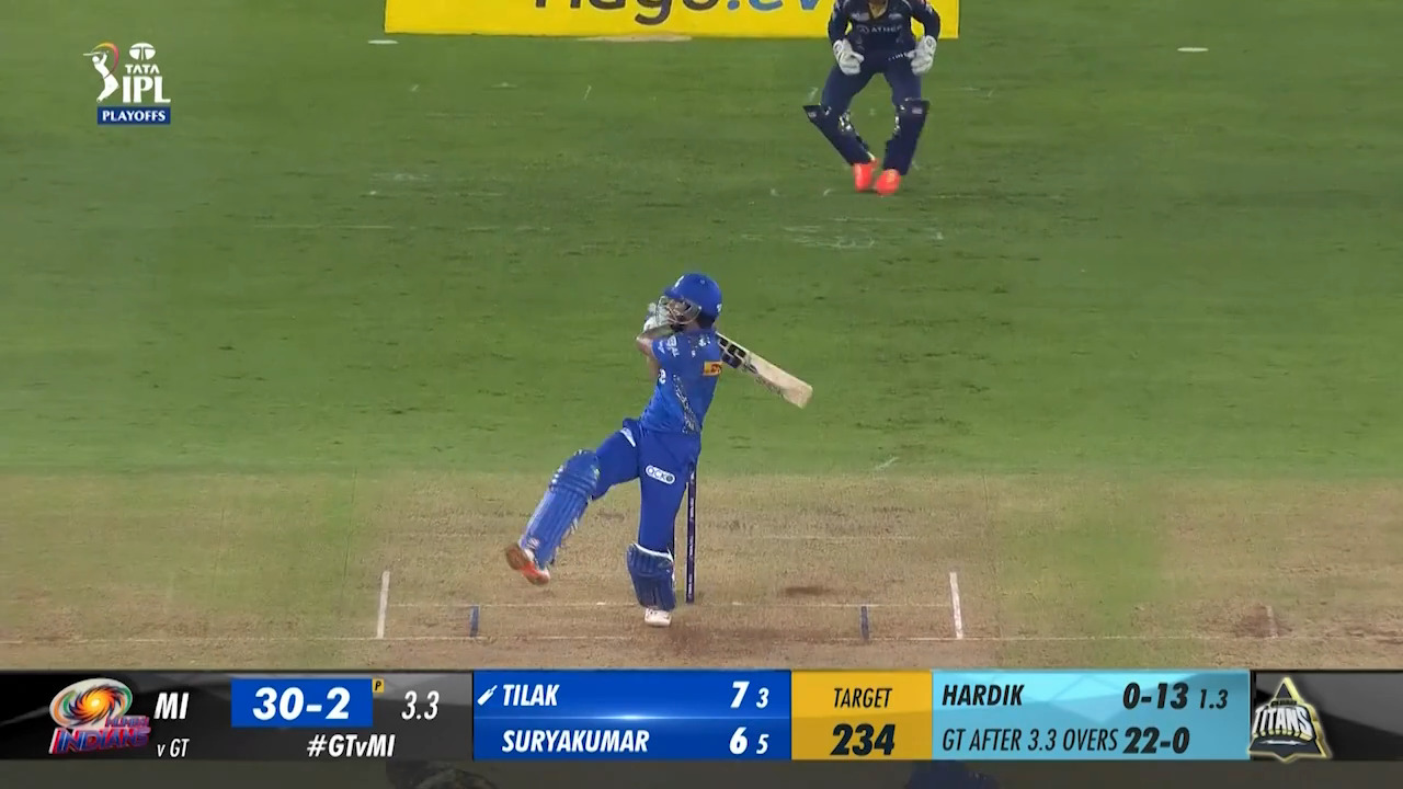 Q2: GT vs MI – Tilak Varma Six